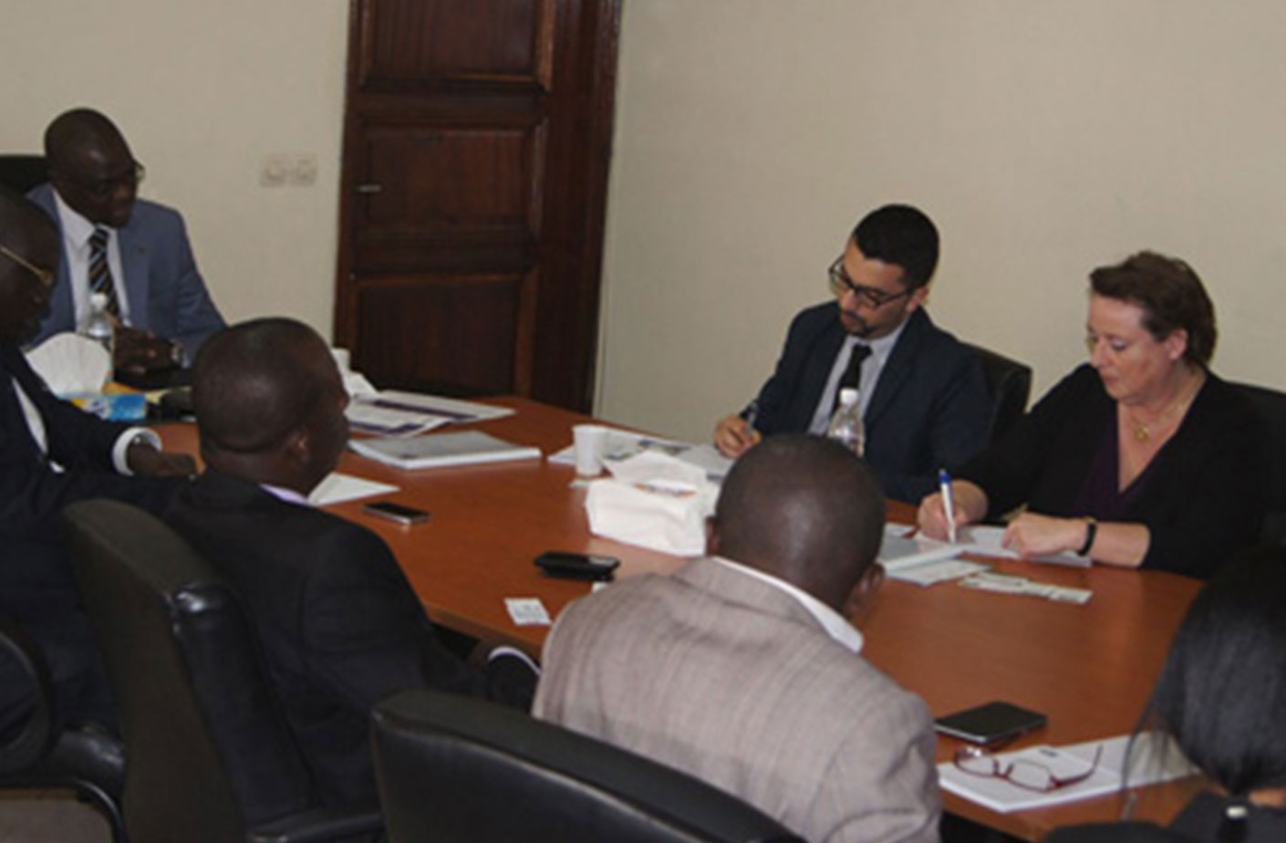 La PDG de l’ADETEF en visite de travail à l’ANRMP, le vendredi 12 avril 2013