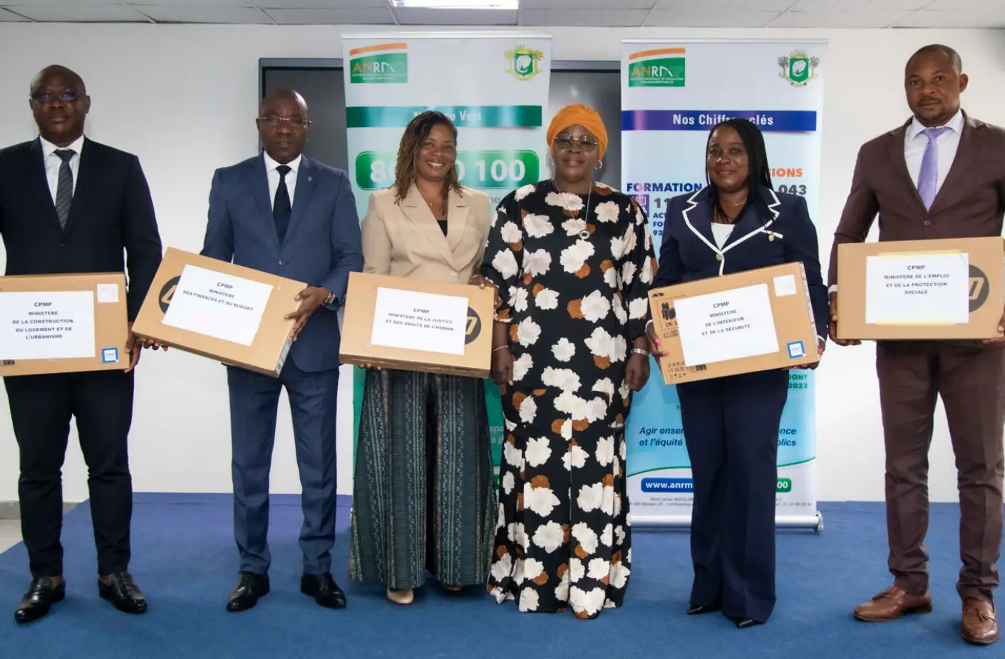 Renforcement des capacités opérationnelles des acteurs des marchés publics : l’ANRMP équipe les Cellules de passation des marchés publics en matériels informatiques