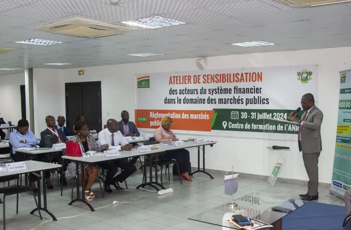 Renforcement des capacités des acteurs des marchés publics : l’ANRMP sensibilise les acteurs du système financier ivoirien