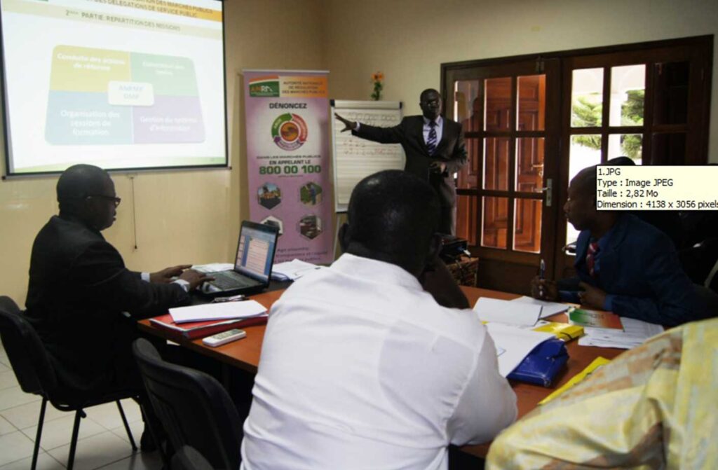 Formations déléguées UEMOA-ANRMP – du 27 au 31 août 2012