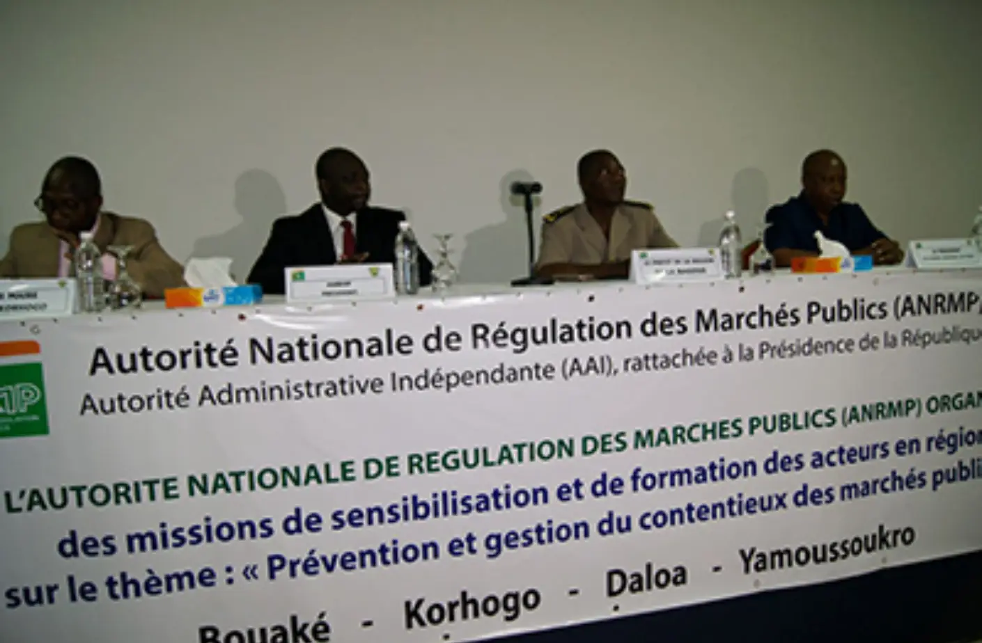 Première étape des Missions en région 2017 -23 mai au 29 juin 2017: L’ANRMP forme les acteurs en région sur la prévention et la gestion du contentieux des marchés publics