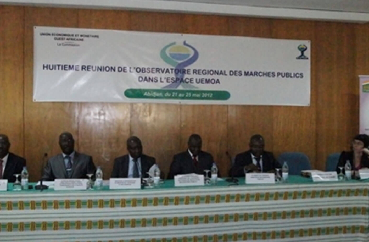 La Côte d’Ivoire accueille la huitième réunion de l’Observatoire Régional des marchés publics (ORMP) de l’espace UEMOA du 21 au 25 mai 2012