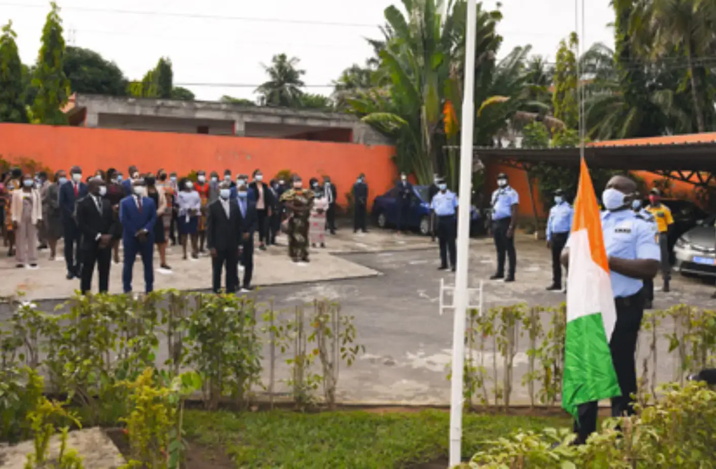 Reprise du salut aux couleurs à l’Autorité Nationale de Régulation des Marchés Publics (ANRMP) – 02 Juin 2020