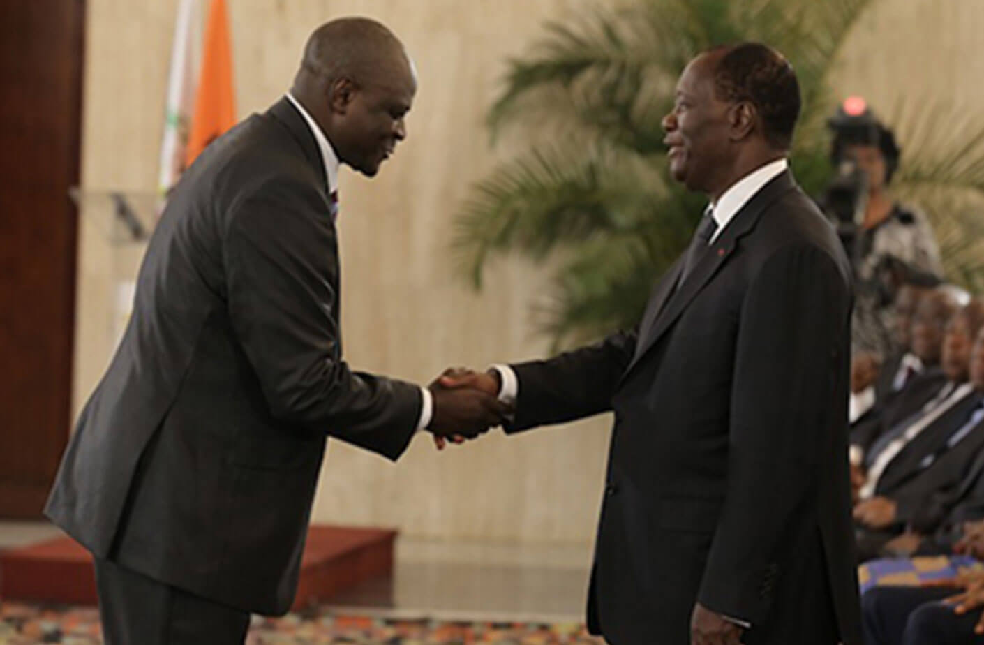 Le président de l’ANRMP participe à la cérémonie de présentation des vœux au Président de la République – mardi 06 janvier 2014