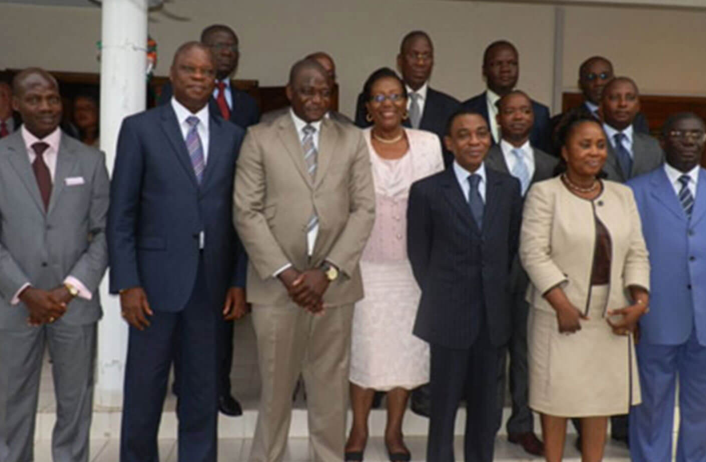 Cérémonie de présentation officielle du site internet de l’Autorité Nationale de Régulation des Marchés Publics (ANRMP), le mardi 20 mars 2012, à son siège.