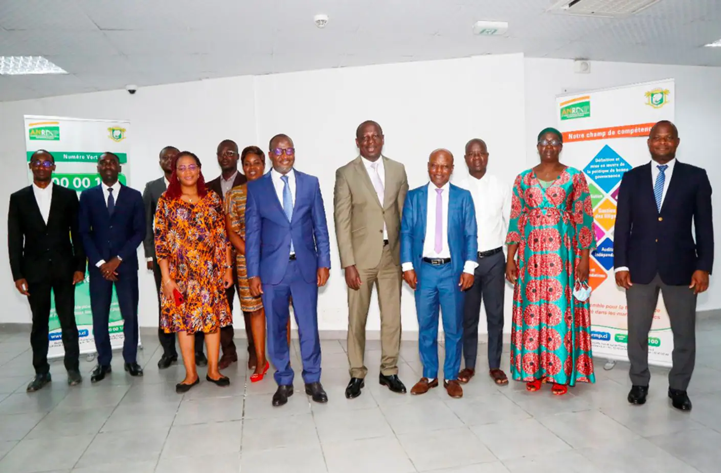 Le personnel du Ministère de l’Économie Numérique, des Télécommunications et de l’Innovation à l’école de l’ANRMP – du 30 novembre au 1 er décembre 2021